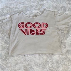 French Pastry Graphic Cropped Tee